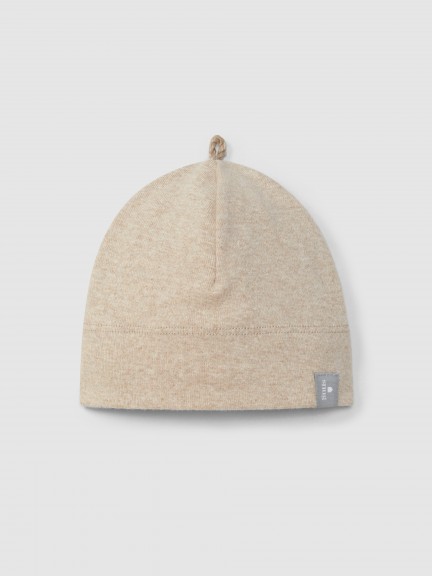 Gorro em jersey cardado