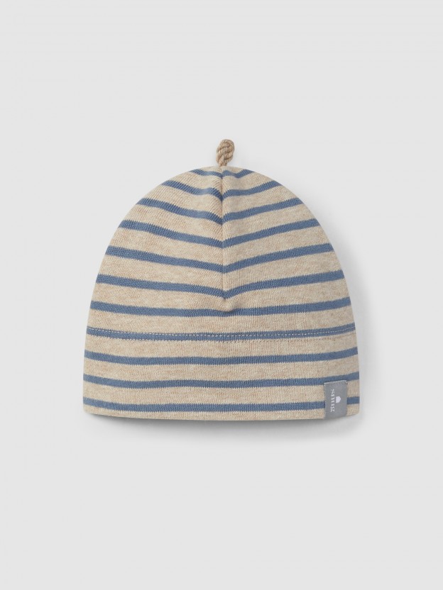 Bonnet en jersey card