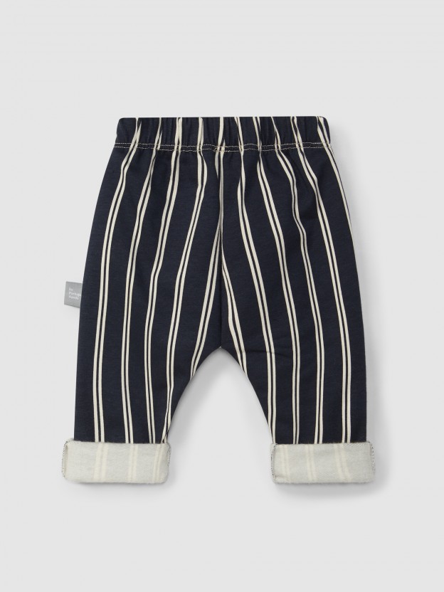 Printed pull-up pants
