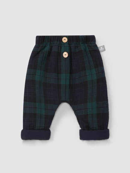 Check pull-up pants