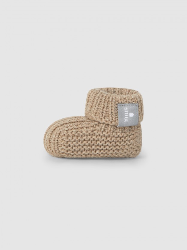 Petites bottes tricotes