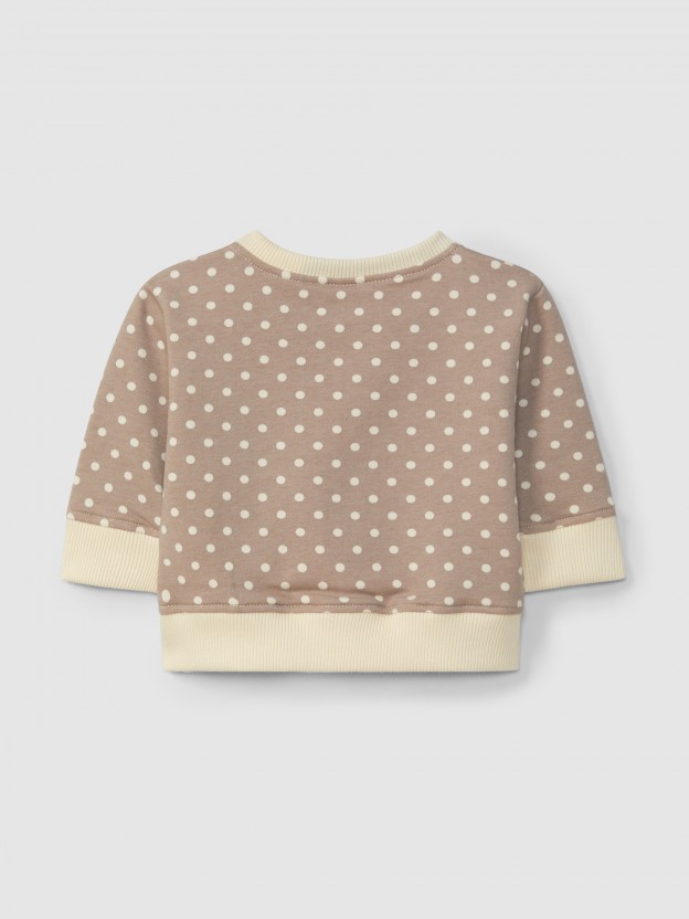 Sweatshirt petite maison warm house for friends