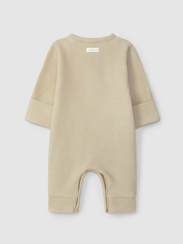 Organic cotton jumpsuit with pockets