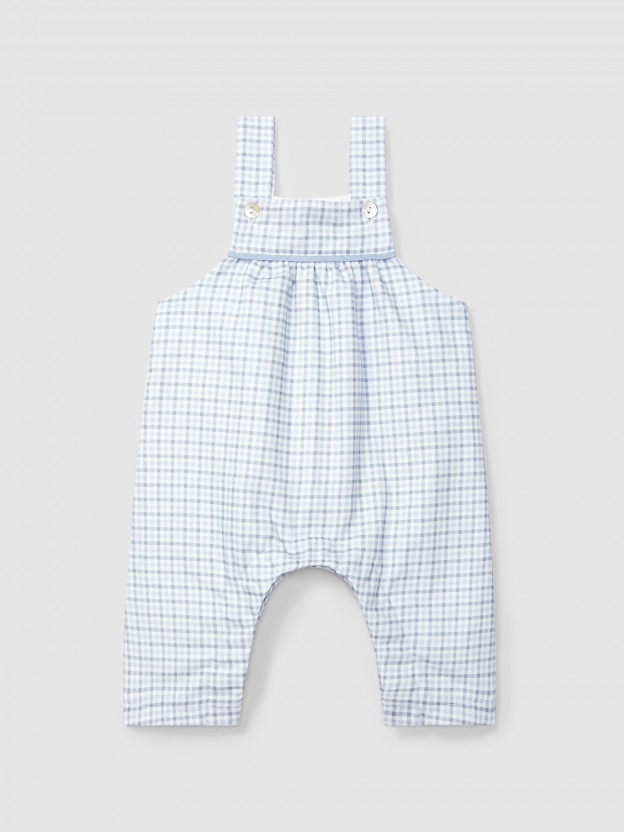 Check dungarees