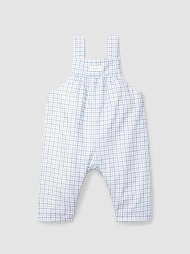 Check dungarees