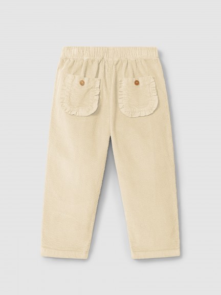 りんご　RUFFLE DETAIL DENIM PANTS 2サイズ RUFFLE DETAIL DENIM PANTS
