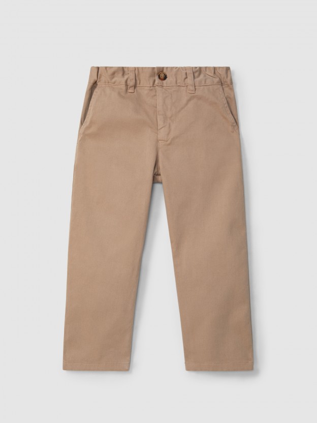 【COLOR iN ID】Brushed back pocket easy pants DuraDrive Trill Black Water Repellent Utility Work Pants
