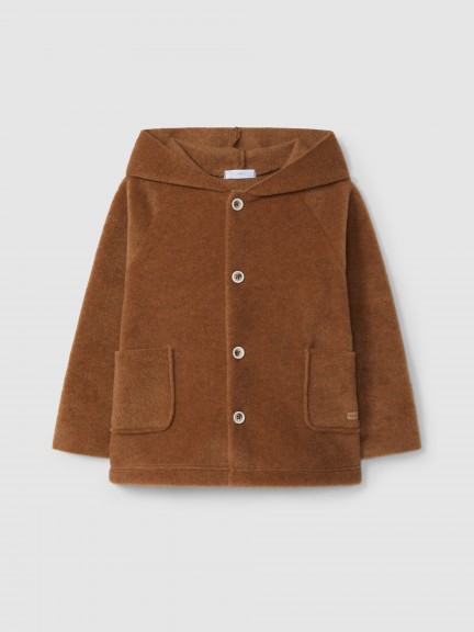 Veste polaire  capuche