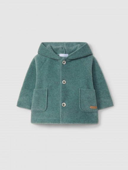 Veste polaire  capuche
