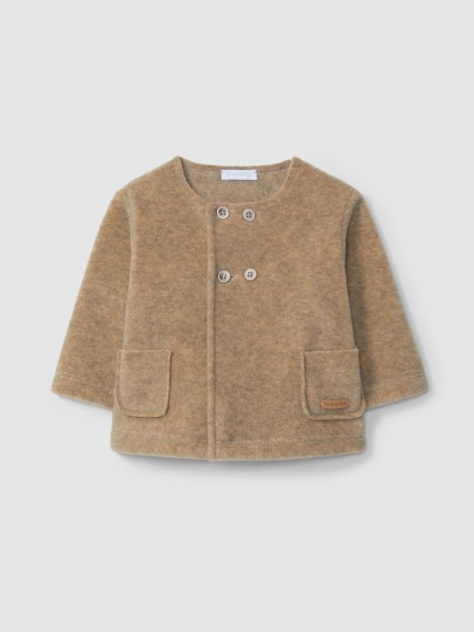 Fleece jacket with pockets
