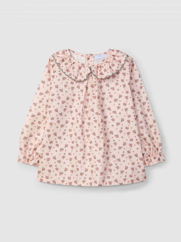 Blouse fleurs dlicates
