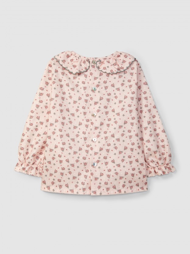 Blouse fleurs dlicates