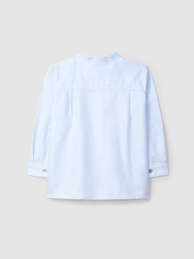 Camisa cuello mao