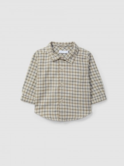 Organic cotton check shirt