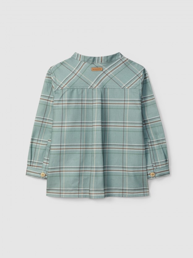 Check shirt with pocket