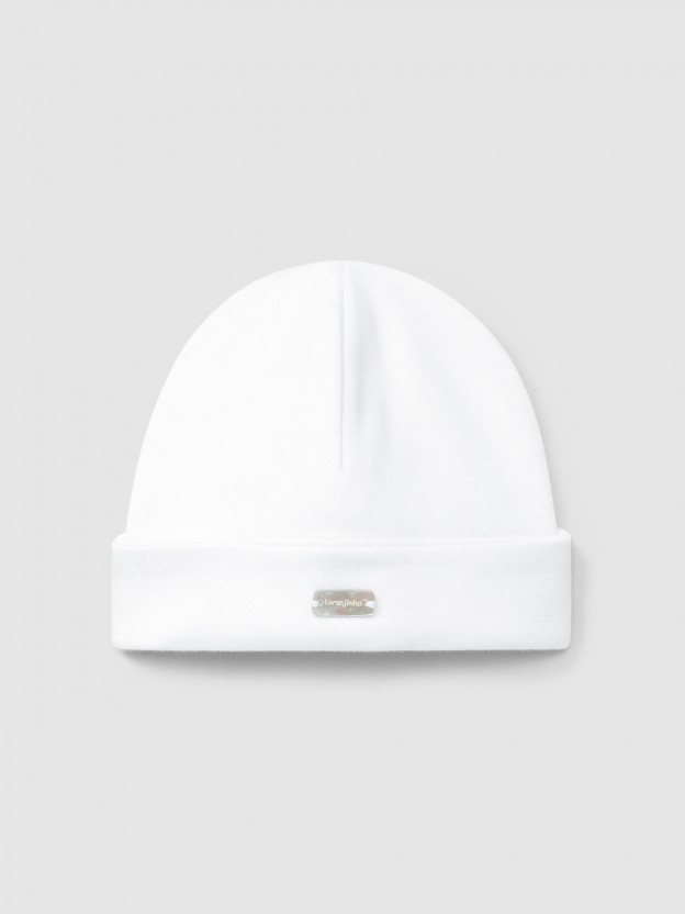 Plain cotton beanie