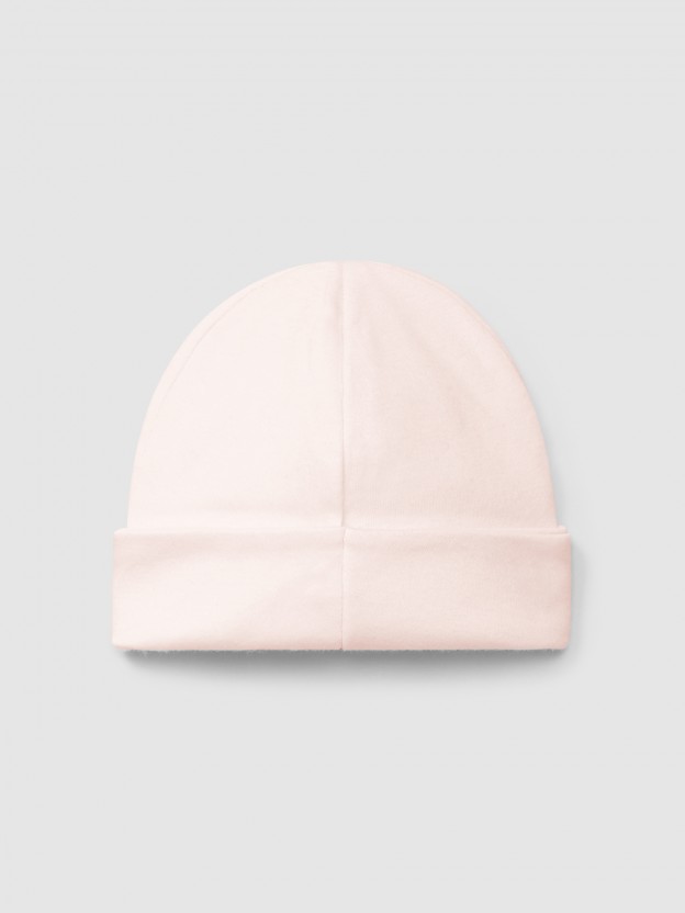 Plain cotton beanie