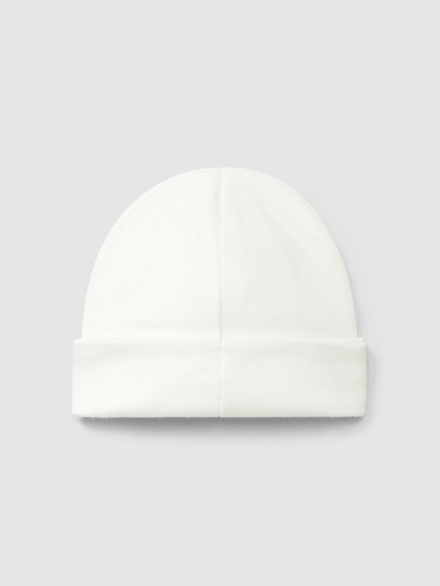 Gorro liso em algodo