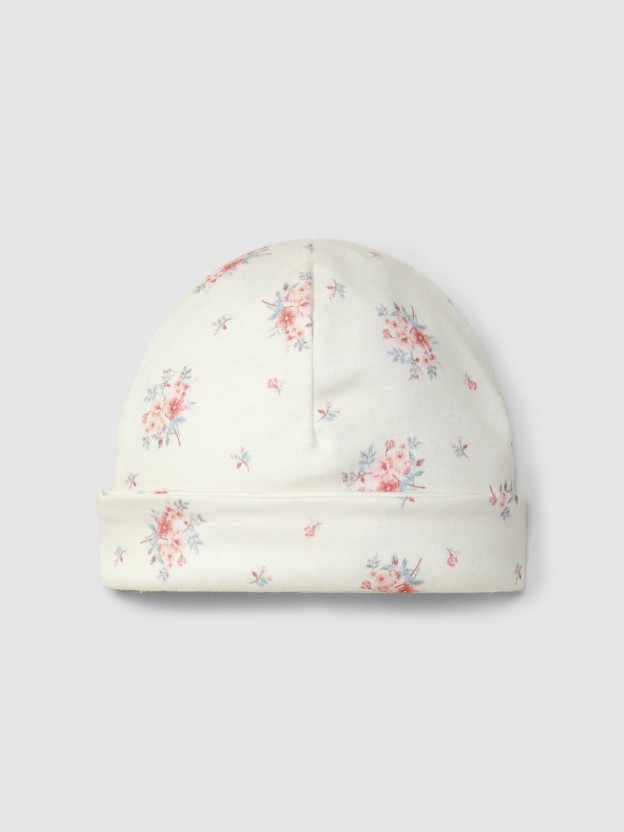 Printed beanie