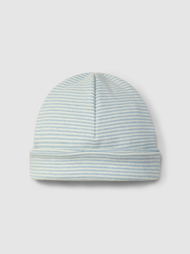 Printed beanie