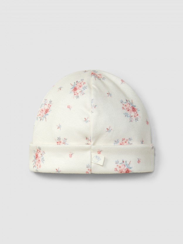 Printed beanie