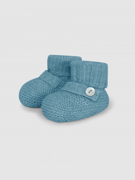 Knitted booties