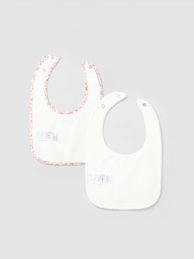 Pack duas babetes estampadas