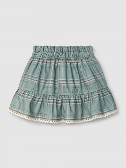 Robe imprime avec dtail en dentelle