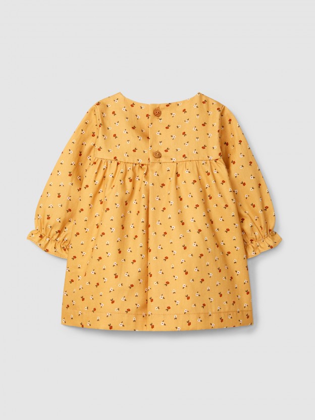 Robe imprim  fleurs dlicates
