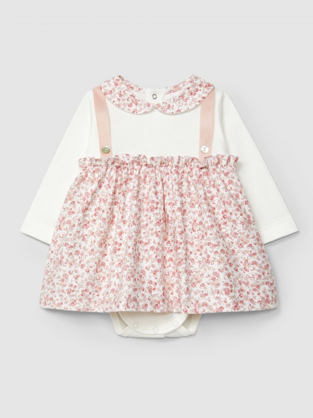 Body-vestido estampado floral