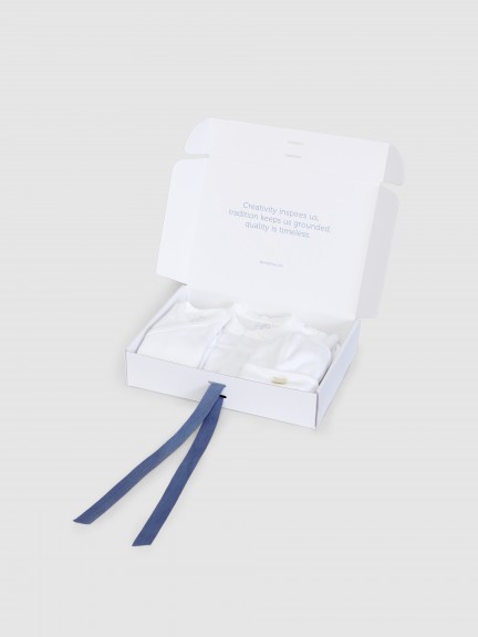 Gift box babygrow, body e gorro