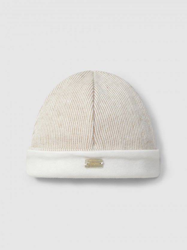 Gift box babygrow, gorro e fralda