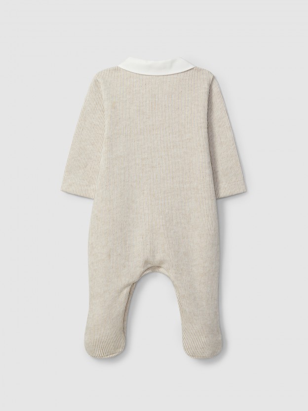 Gift box babygrow, gorro e fralda