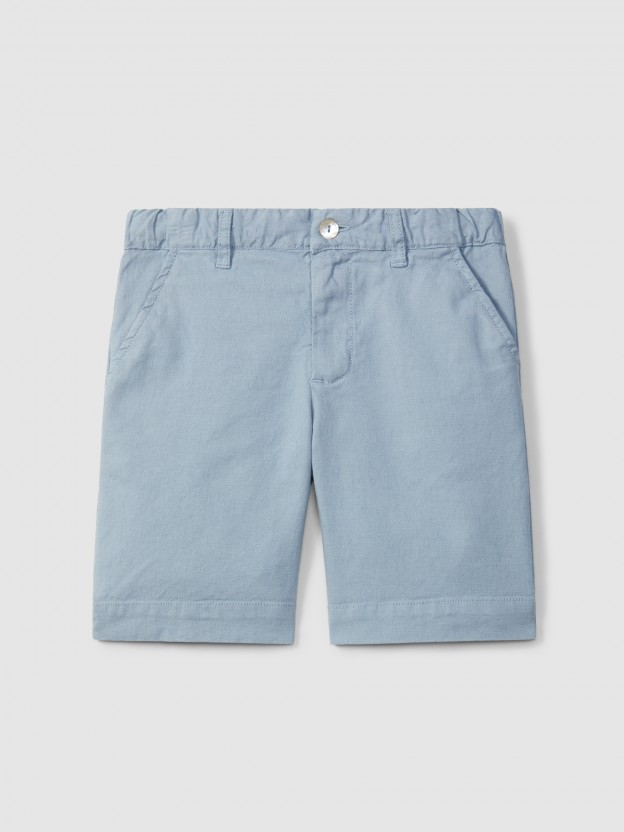 Short en tissu canvas