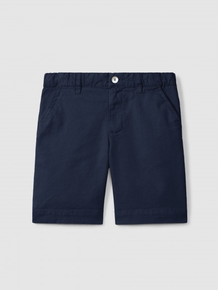 Shorts in canvas fabric