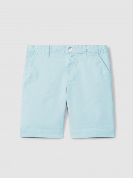 Shorts in canvas fabric