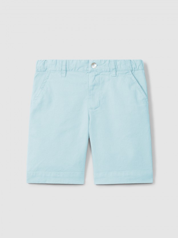 Pantaln corto en lona