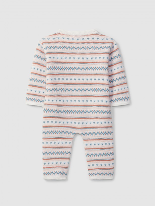 Jacquard knit Jumpsuit