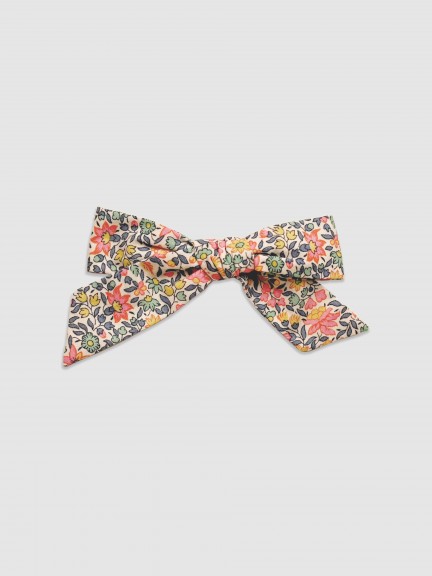 Barrette petit nud imprim