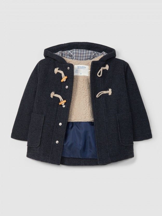 Manteau  capuche et poches