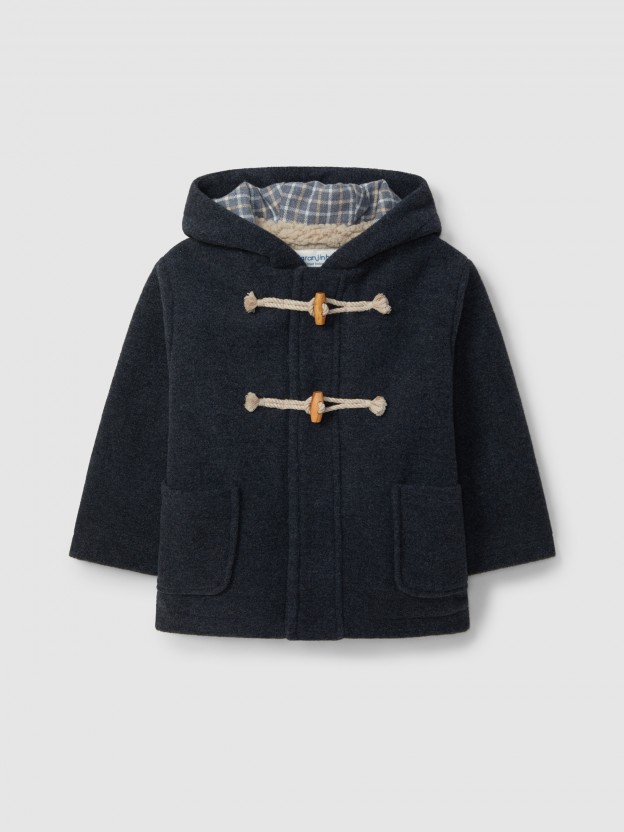 Manteau  capuche et poches