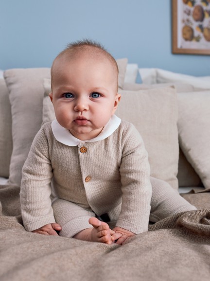 Organic cotton jumpsuit with pockets