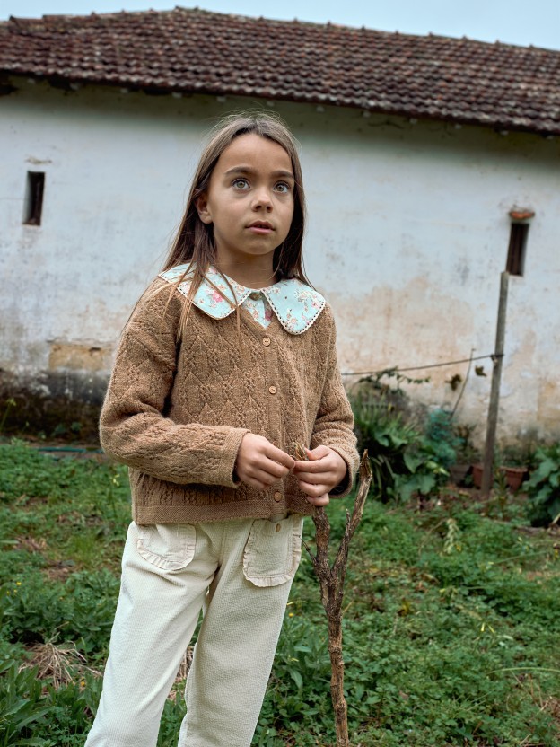 Gilet tricot en fantaisie