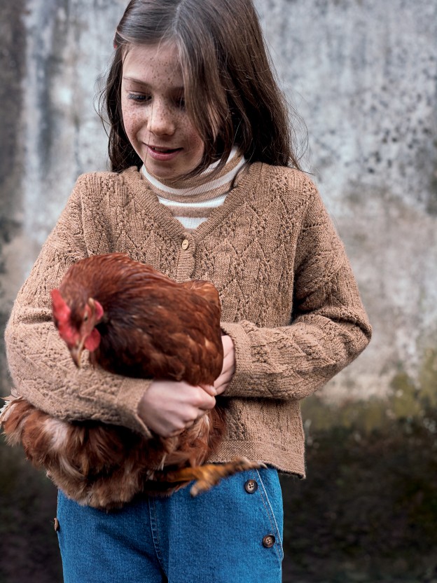 Gilet tricot en fantaisie