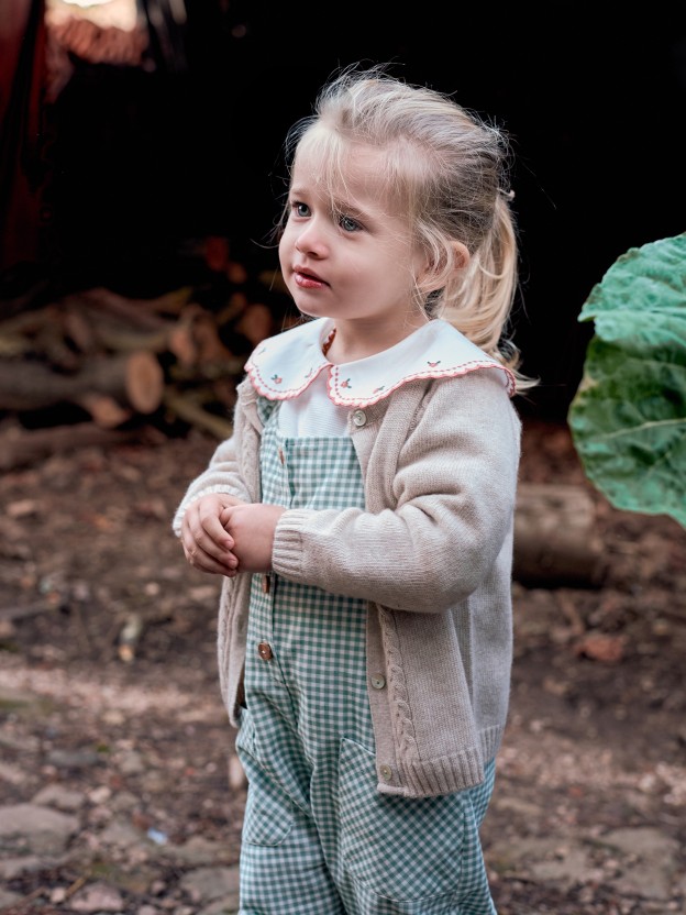 Gilet tricot avec dtail de tresse