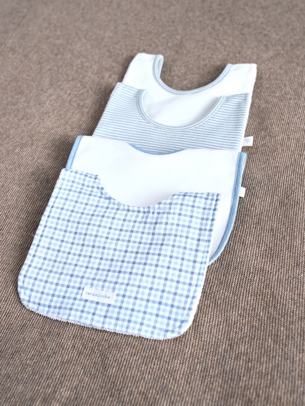 Pack duas babetes estampadas