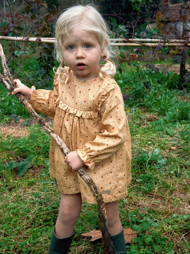 Robe imprim  fleurs dlicates