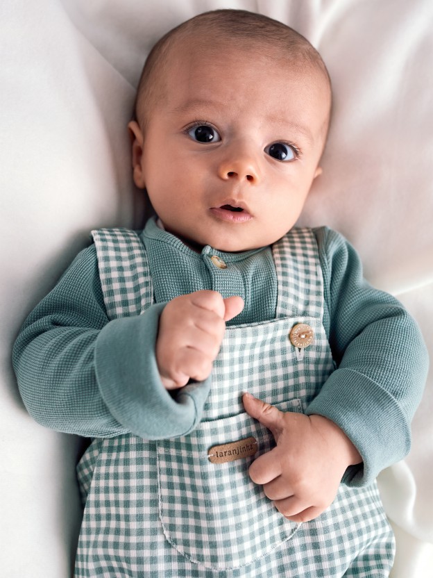 Waffle weave mandarin collar bodysuit