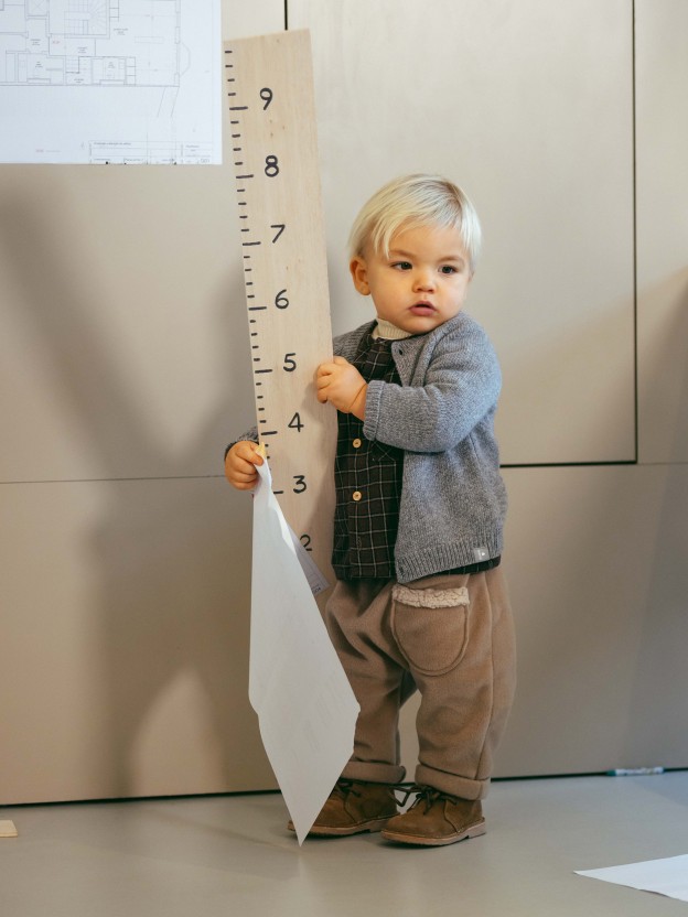 Fleece pull-up pants with pocket Fleece pull-up pants with pocket
